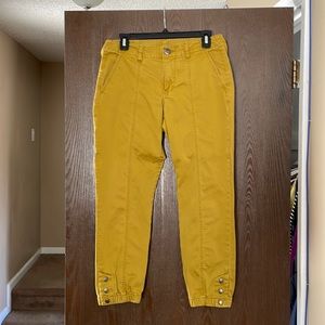 Cabi The Tracker Jogger Pants, Marigold, Size 6